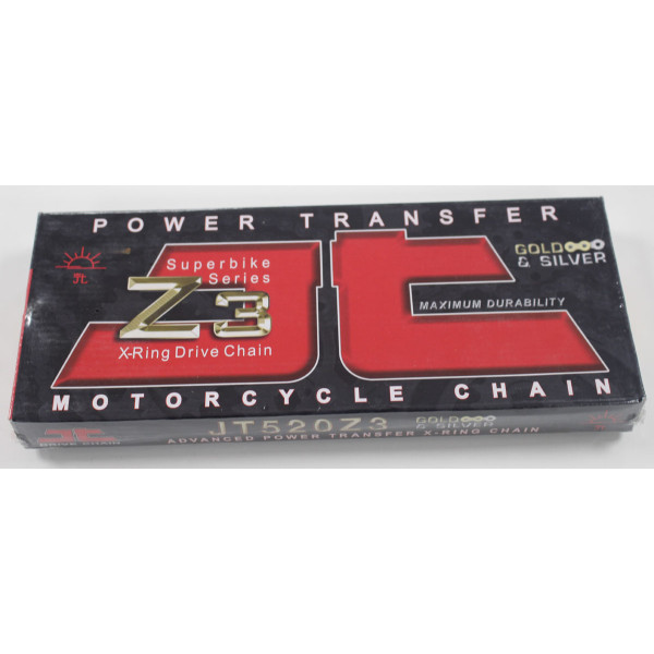 JT JT CHAIN 520 Z3 X 120 Gold Silver